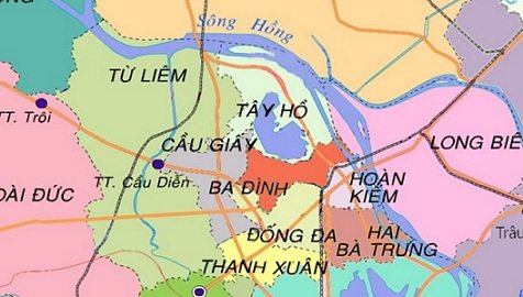 Các khu vực sửa chữa tại Hà Nội