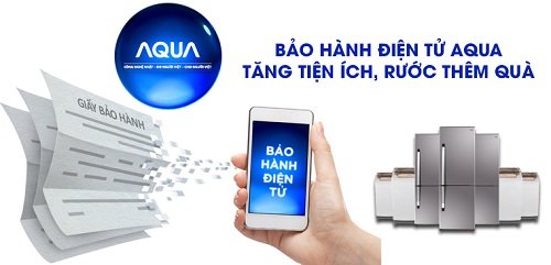 Phiếu bảo hành điện tử của Aqua
